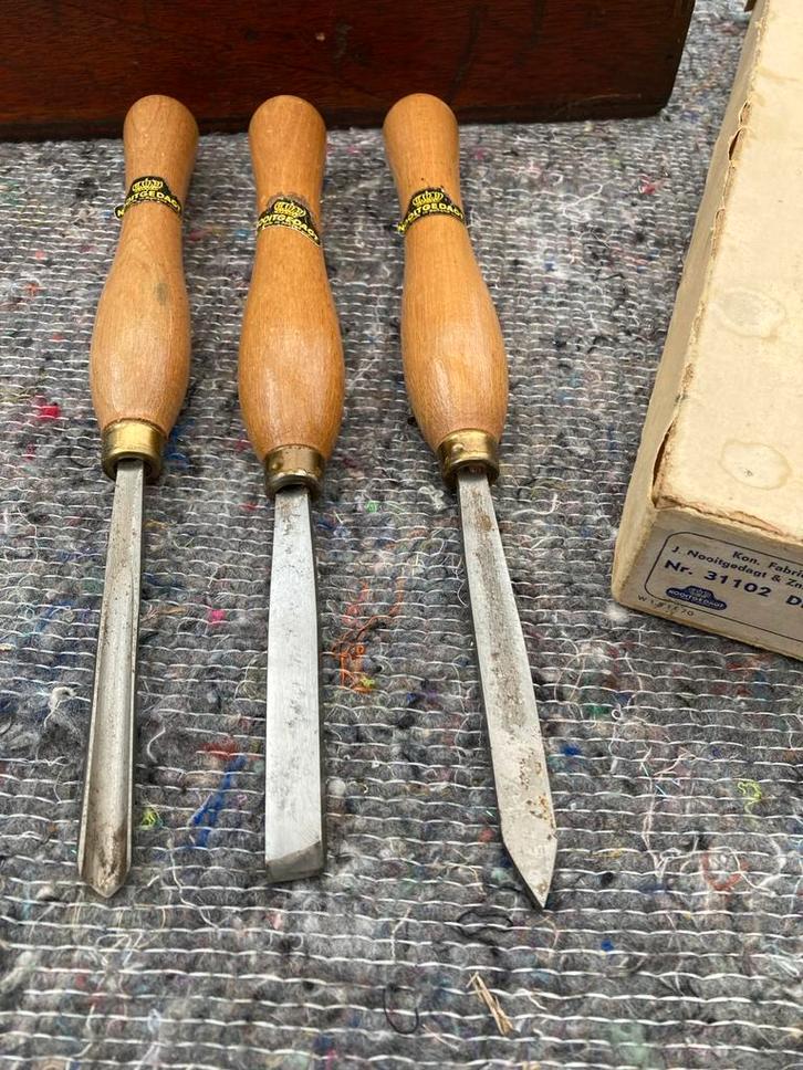 Nooitgedagt Draai Beitelset in Doos, Doe-het-zelf en Verbouw, Gereedschap | Handgereedschap, Gebruikt, Ophalen of Verzenden