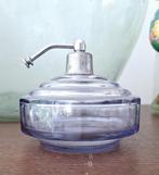 Oude franse parfumverstuiver, lila glas, Art Deco periode, Antiek en Kunst, Antiek | Glas en Kristal, Ophalen of Verzenden