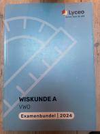 Examenbundel Wiskunde A , VWO 2024, Ophalen of Verzenden, Zo goed als nieuw, VWO, Wiskunde A