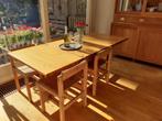 Edvin Helseth Scandinavische vintage design eettafel/stoelen, Huis en Inrichting, Tafels | Eettafels, Ophalen, Gebruikt, Scandinavisch vintage design