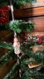 Oude Kerstbal, Engel met Spunglass vleugels., Diversen, Kerst, Ophalen of Verzenden