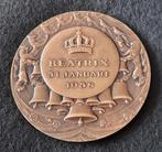 Bronzen penning Prinses Beatrix geboorte 31 januari 1938, Postzegels en Munten, Penningen en Medailles, Ophalen of Verzenden, Brons