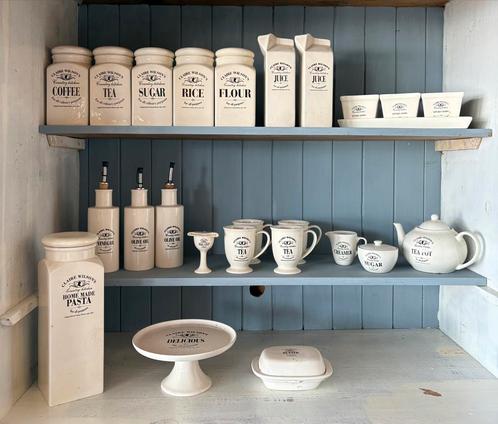 Claire Wilson servies, voorraadpotten, theepot, keuken, Huis en Inrichting, Keuken | Servies, Overige typen, Overige stijlen, Ophalen