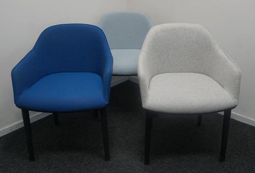 Vitra Softshell Vergaderstoel |  Eetkamerstoel | Blauw/Grijs, Huis en Inrichting, Stoelen, Gebruikt, Vijf, Zes of meer stoelen