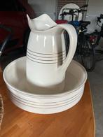 Vintage Lampetkan met Schaal, Antiek en Kunst, Ophalen of Verzenden