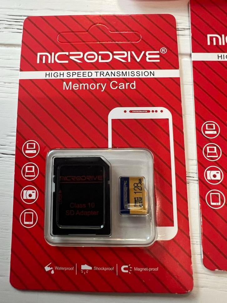 128GB MicroSD Kaart - Nieuw echte format, Audio, Tv en Foto, Fotografie | Geheugenkaarten, Nieuw, MicroSD, 128 GB, Smartphone