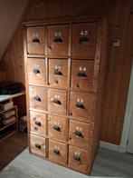 Oude Houten Ladenkast, Huis en Inrichting, Kasten | Dressoirs, Ophalen, Gebruikt, Vintage, 50 tot 100 cm