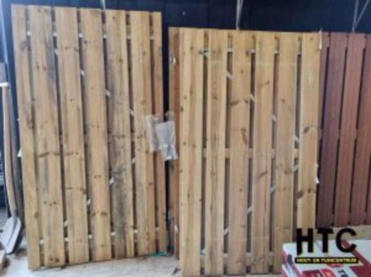Tuindeuren met stalen frame in diverse soorten!, Tuin en Terras, Schuttingen, Nieuw, Hout, 1 tot 2 meter, Minder dan 3 meter, Ophalen