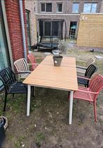 Tuinstoelen 2x zwart, Tuin en Terras, Tuinstoelen, Ophalen, Zo goed als nieuw, Kunststof, Stapelbaar