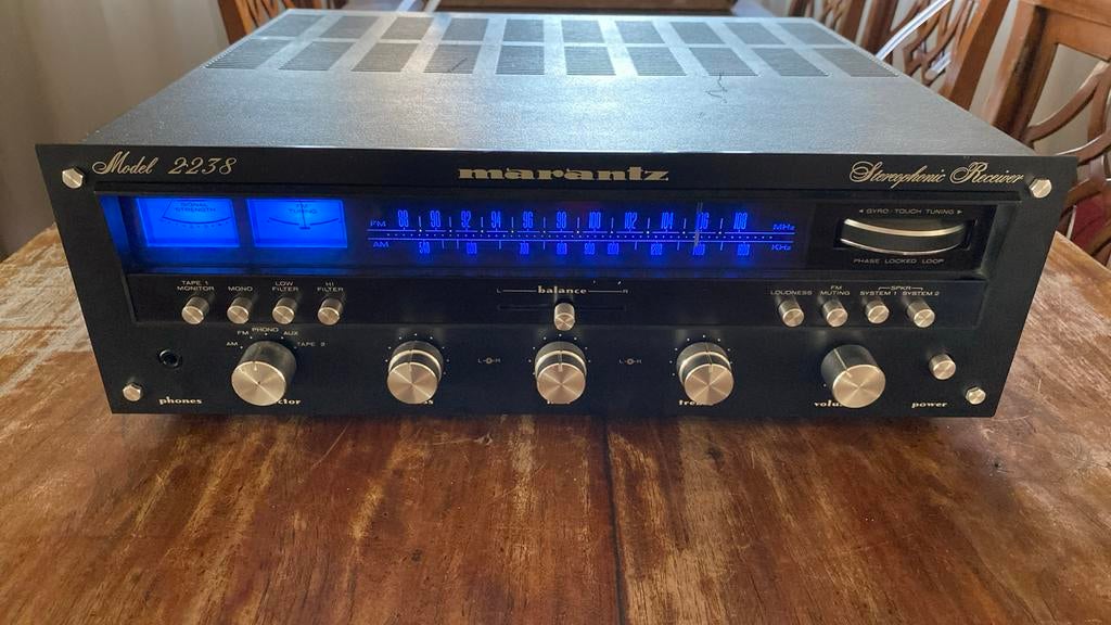 Marantz 2238 black, Audio, Tv en Foto, Versterkers en Receivers, Refurbished, Stereo, Minder dan 60 watt, Marantz, Ophalen of Verzenden