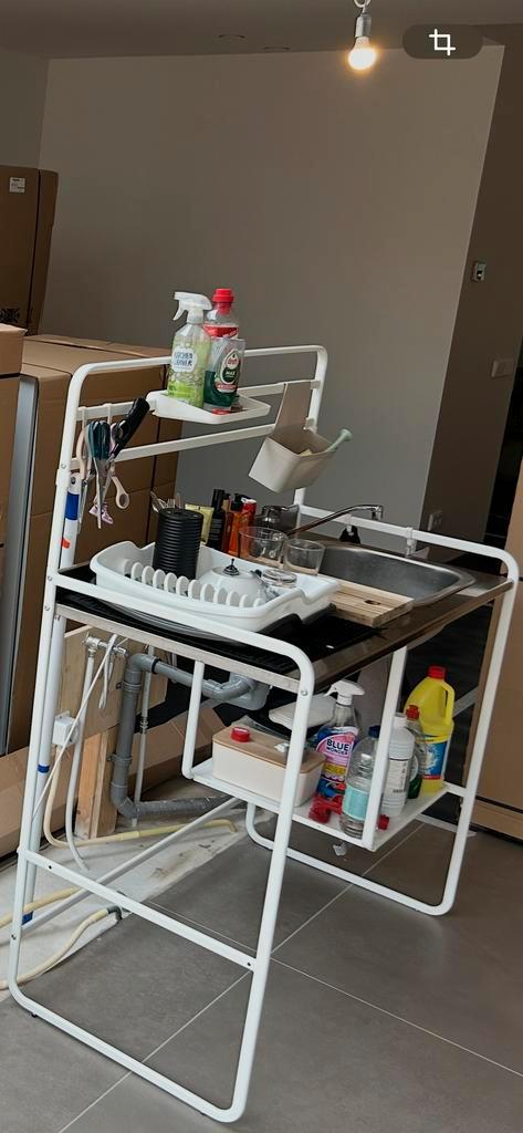 IKEA Sunnersta Keukenblokje - Compact & Handig!, Huis en Inrichting, Keuken | Keukenelementen, Gebruikt, Minder dan 100 cm, 50 tot 100 cm