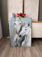 Paarden schilderij, Antiek en Kunst, Kunst | Schilderijen | Modern, Ophalen of Verzenden