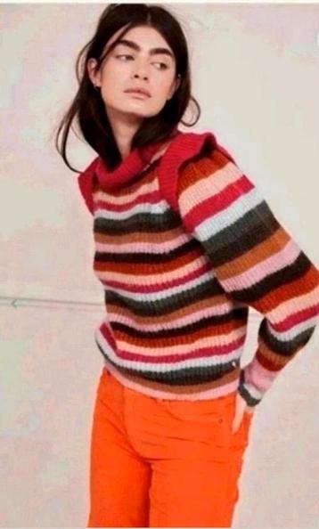 Fabienne Chapot Rainbow pullover/ trui maat L *nieuw * beschikbaar voor biedingen
