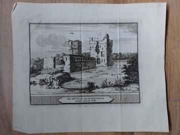 1 / Huis ter Aa bij Breukelen - originele gravure uit 1736 beschikbaar voor biedingen