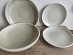 Chic  servies ontbijt borden & diepe grote borden Mint groen, Nieuw, Ophalen of Verzenden, Bord(en), Overige stijlen