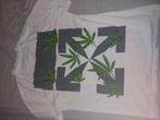 Off white Weed t-shirt., Ophalen of Verzenden, Gedragen, Wit