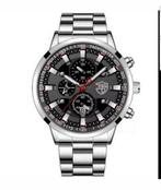 Herenhorloge zie foto's bieden, Sieraden, Tassen en Uiterlijk, Horloges | Heren, Ophalen of Verzenden, Nieuw, Overige materialen