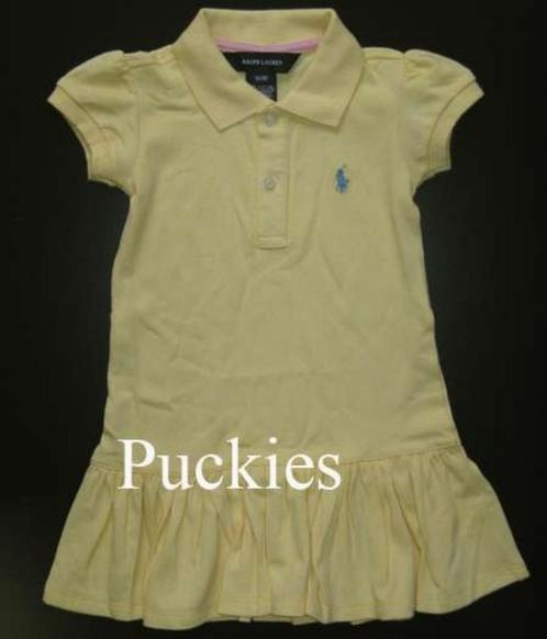 Gele Ralph LAUREN polojurk maat 92 *NIEUW* a, Kinderen en Baby's, Kinderkleding | Maat 92, Nieuw, Meisje, Jurk of Rok, Ophalen of Verzenden