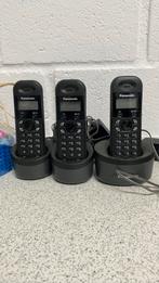 3x Panasonic, Telecommunicatie, Vaste telefoons | Handsets en Draadloos, Ophalen of Verzenden, Zo goed als nieuw, 3 handsets