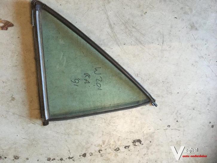 Mercedes w201 zijraam Links of rechts achter 1991, Auto-onderdelen, Ruiten en Toebehoren, Gebruikt, Ophalen of Verzenden