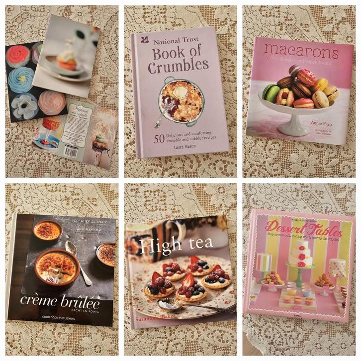 Diverse dessert- en bakboeken., Boeken, Kookboeken, Zo goed als nieuw, Ophalen of Verzenden