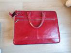 Piquadro rode leren laptoptas bx 8774, Ophalen of Verzenden, Gebruikt, Rood, Overige typen