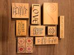 Diverse houten stempels - Stamp-it, Stampendous, Hero Arts, Hobby en Vrije tijd, Stempelen, Ophalen of Verzenden, Gebruikt, Houten stempel
