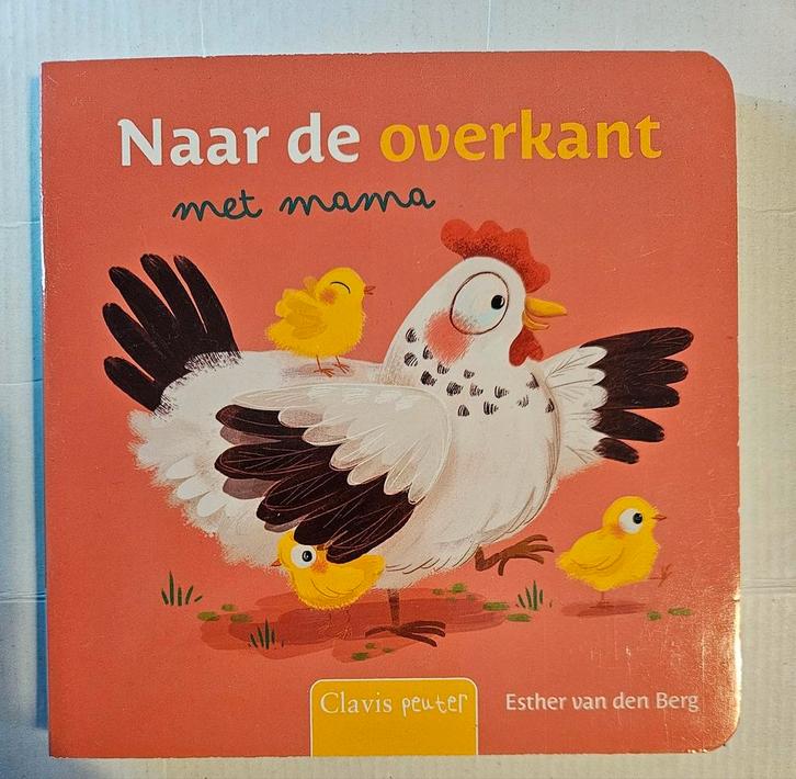 Esther van den Berg - Naar de overkant met mama, Boeken, Kinderboeken | Baby's en Peuters, Zo goed als nieuw, Ophalen of Verzenden
