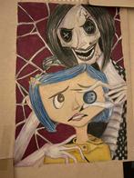 tekening zelfgemaakt, Antiek en Kunst, Kunst | Schilderijen | Modern, Ophalen