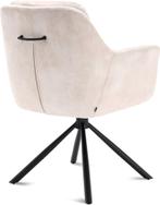 Armstoel Talas stof oyster, Modern design, Overige kleuren, Nieuw, Ophalen of Verzenden