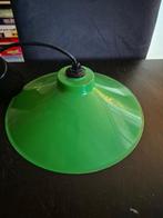Emaillen hanglamp groen A.S. Horn Denemarken, Huis en Inrichting, Lampen | Hanglampen, Ophalen, Zo goed als nieuw, Minder dan 50 cm