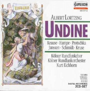 LORTZING Undine 2 - CD KRAUSE EICHHORN CAPRICCIO beschikbaar voor biedingen