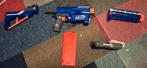 2 Nerf geweren + extra ammunitie, Ophalen of Verzenden, Gebruikt