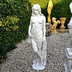 Tuinbeeld staande vrouw ca. 150 cm vol beton., Ophalen, Nieuw, Steen, Mensenbeeld