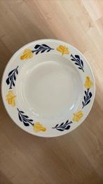 6 diepe borden Boeren geel boerenbont, Ophalen, Zo goed als nieuw, Boerenbont, Bord(en)
