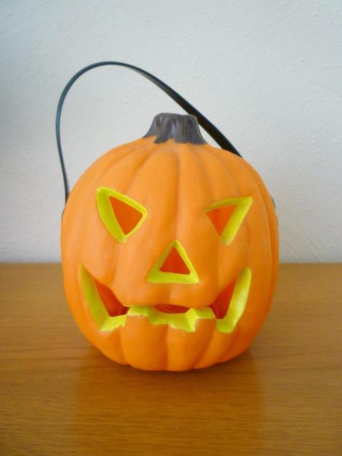 Pompoen lamp / lantaarn, Hobby en Vrije tijd, Feestartikelen, Gebruikt, Feestartikel, Halloween of Griezel, Ophalen of Verzenden