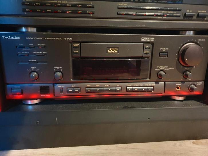 Technics RS-DC10 DCC Deck minidisc etc., Audio, Tv en Foto, Cassettedecks, Enkel, Overige merken, Tape counter, Ophalen