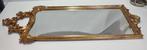 Oude DEKNUDT spiegel 100cm met barok lijst, Ophalen, Rechthoekig, Minder dan 50 cm, Minder dan 100 cm