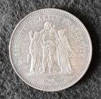 Frankrijk 50 francs 1974 Hercules zilver, Ophalen of Verzenden, Frankrijk, Losse munt, Zilver