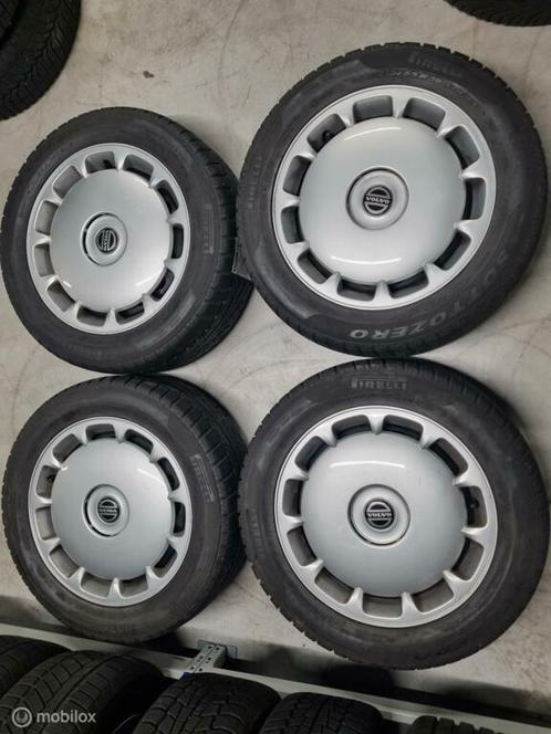 Winterwielenset Staal Volvo S80 I ('98-'06), Auto-onderdelen, Banden en Velgen, Banden en Velgen, Winterbanden, 16 inch, 215 mm