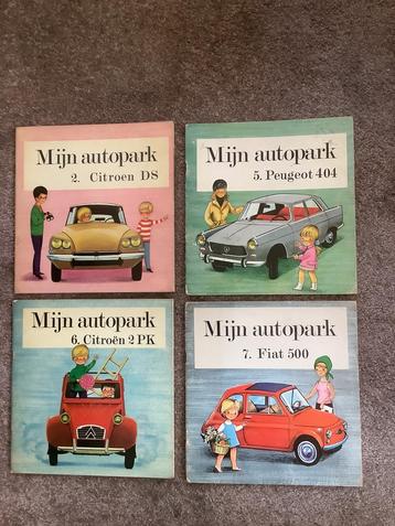 Mijn Autopark. Boekjes. Citroën DS + 2 CVPeugeot 404/Fiat 50 beschikbaar voor biedingen