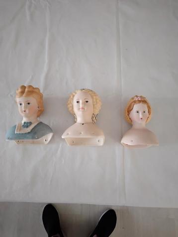 3 Poppenkopjes voor Zelf Pop Maken - Den Haag beschikbaar voor biedingen