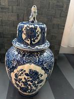 Royal Boch Blauw Delfts Vaas met Deksel, Antiek en Kunst, Antiek | Vazen, Ophalen of Verzenden
