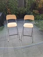 2x Ikea Franklin bar kruk, Huis en Inrichting, Barkrukken, 2 krukken, Ophalen of Verzenden, Zo goed als nieuw, 60 tot 90 cm