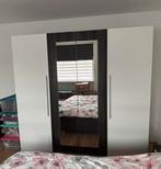 Kledingkast met spiegel 230 breed, Ophalen, Overige materialen, 200 cm of meer, Zo goed als nieuw
