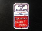 Vintage emaille DODO SING, Bank of England deurpostje, Ophalen of Verzenden, Nieuw, Reclamebord