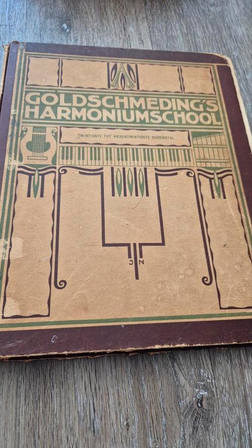 Goldschmeding Harmoniumschool 1931, Muziek en Instrumenten, Bladmuziek, Gebruikt, Les of Cursus, Klassiek, Orgel, Ophalen of Verzenden