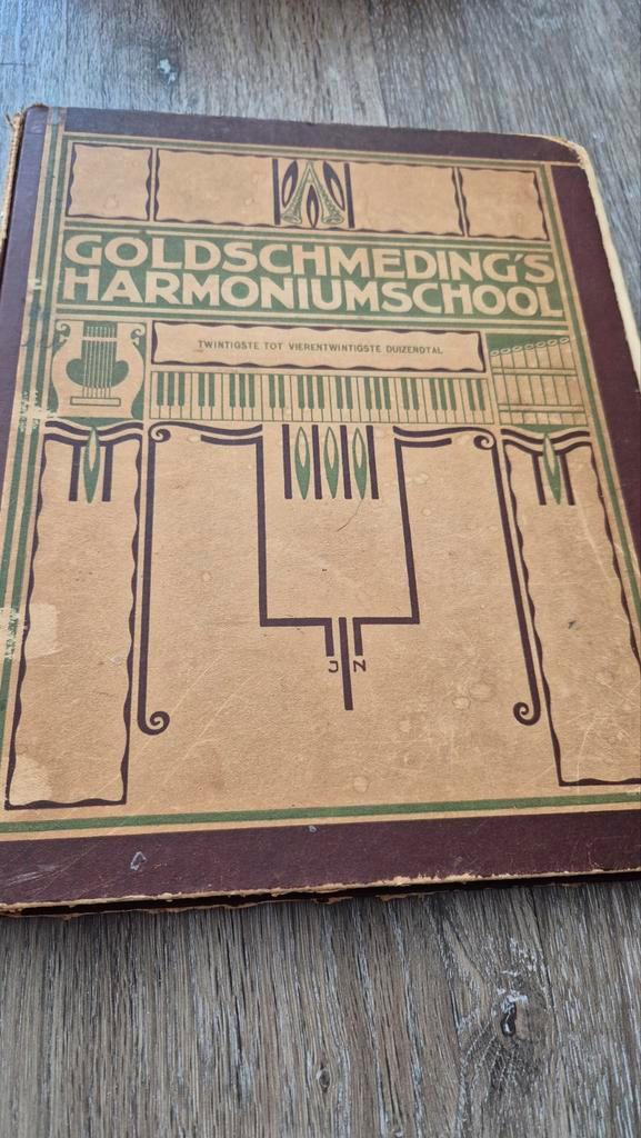 Goldschmeding Harmoniumschool 1931, Muziek en Instrumenten, Bladmuziek, Gebruikt, Les of Cursus, Klassiek, Orgel, Ophalen of Verzenden