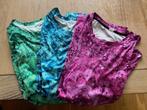 3x shirt korte mouw maat 46, Ophalen of Verzenden, Zo goed als nieuw, Blauw, Shirt of Top