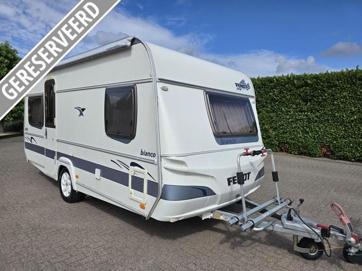 Fendt Bianco 470 TFB TF Mover GERESERVEERD, Caravans en Kamperen, Caravans, Bedrijf, tot en met 4, 1000 - 1250 kg, Rondzit, Fendt